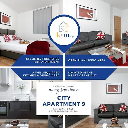 Kvm - City Apartment 9 - Contractors - Town Centre By Kvm Stays Peterborough Kültér fotó